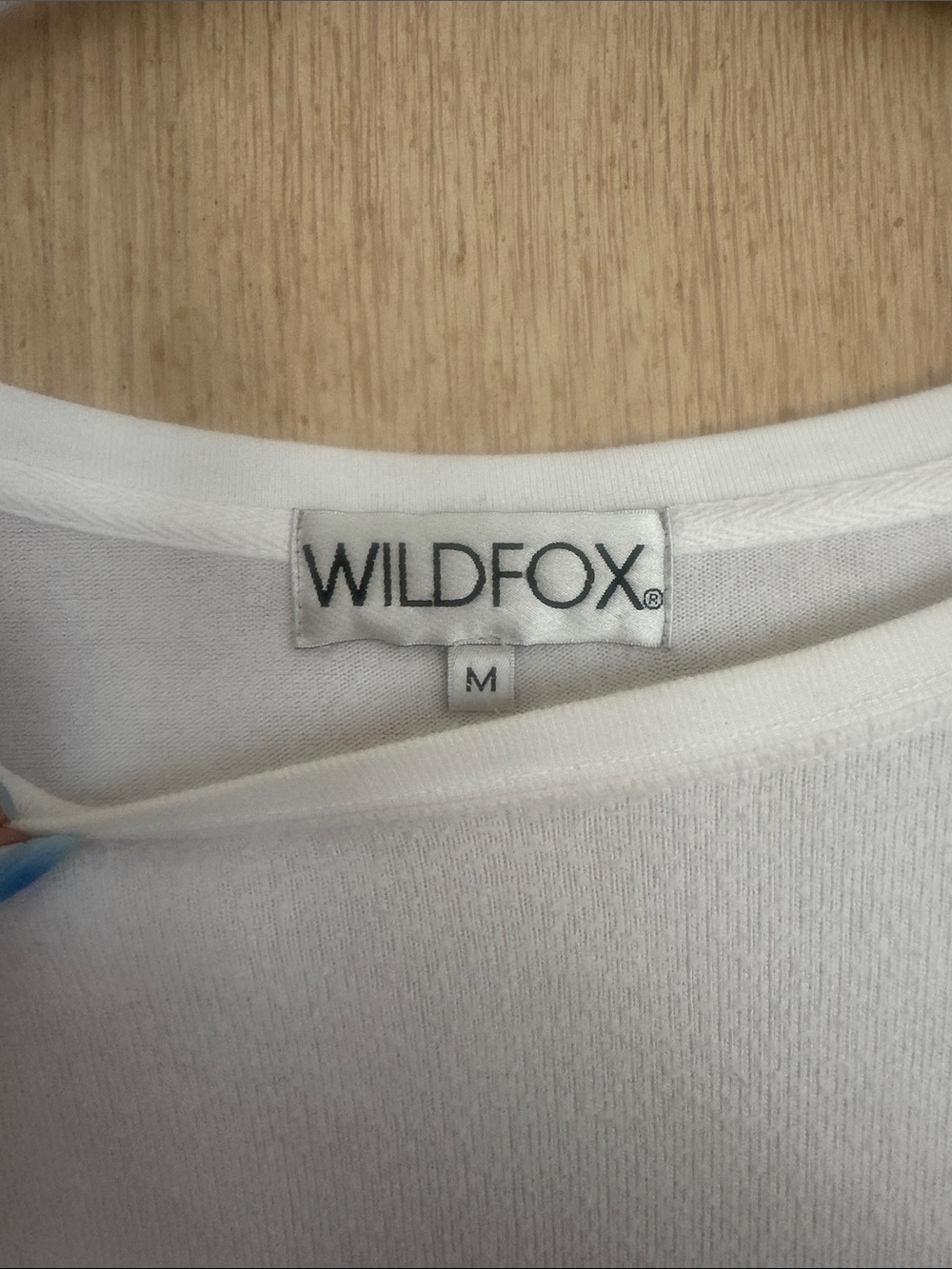 Wildfox Cream 'Love is Everything' Scoopneck Sweatshirt - Picture 3 of 6